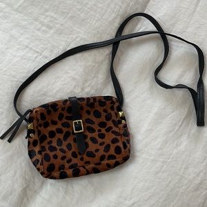 Clare Vivier Leopard mini crossbody bag
